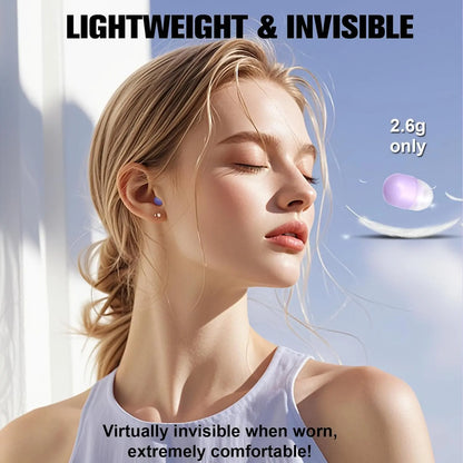 Xmenha Mini Invisible Small Bluetooth Earbuds Sleeping for Small Ears Low Profile Tiny Hidden Discreet Smallest In-Ear Earbuds for Work Sleeping Commuting Sport Audiobooks