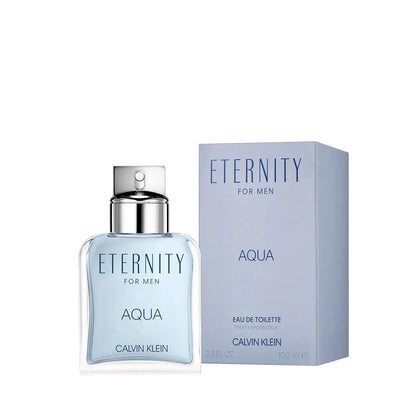 Calvin Klein Eternity Aqua Eau De Toilette for Men - A Refreshing Woody Cologne with Invigorating Notes of Cucumber, Sage, and Sandalwood for All-Day Freshness