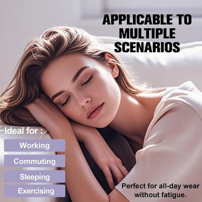 Xmenha Mini Invisible Small Bluetooth Earbuds Sleeping for Small Ears Low Profile Tiny Hidden Discreet Smallest In-Ear Earbuds for Work Sleeping Commuting Sport Audiobooks