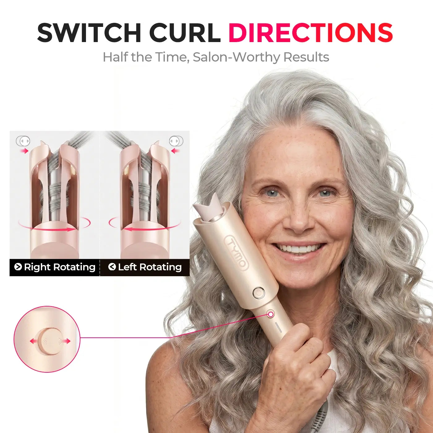 Effortless Curls in Minutes with the TYMO CURLPRO Automatic Curling Iron