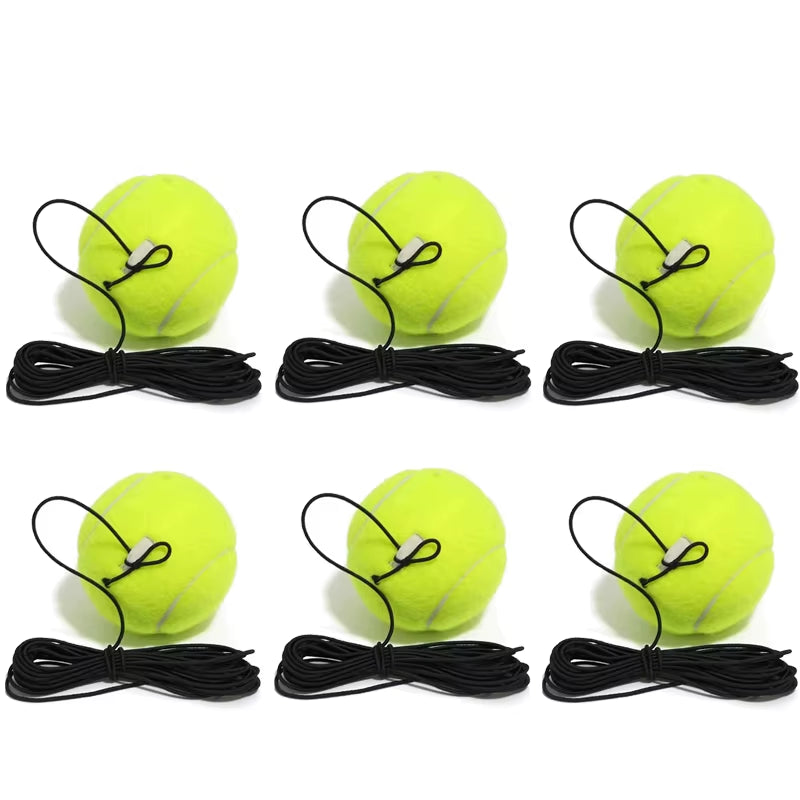 Elevate Your Game with the Heavy Duty Tennis Training Aids Base - Elastic Rope Ball Rebound Trainer for Solo Practice