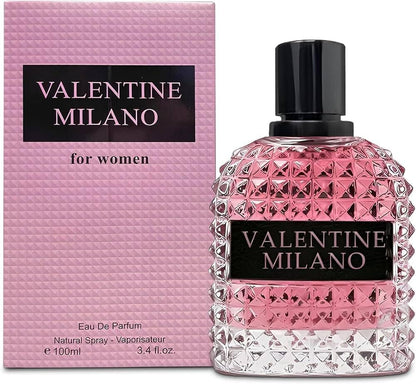 Indulge in Luxury with Sapphire’s Choice Valentine Milano Eau de Parfum for Women - 100ml of Jasmine, Vanilla, and Bergamot Bliss