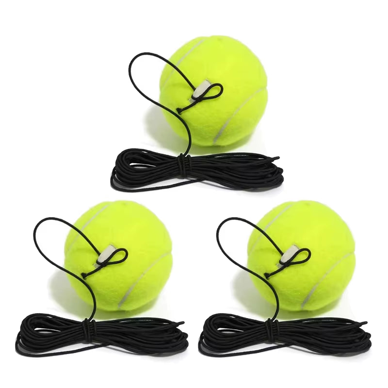 Elevate Your Game with the Heavy Duty Tennis Training Aids Base - Elastic Rope Ball Rebound Trainer for Solo Practice