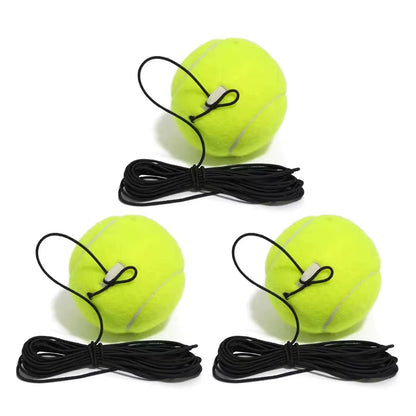 Elevate Your Game with the Heavy Duty Tennis Training Aids Base - Elastic Rope Ball Rebound Trainer for Solo Practice