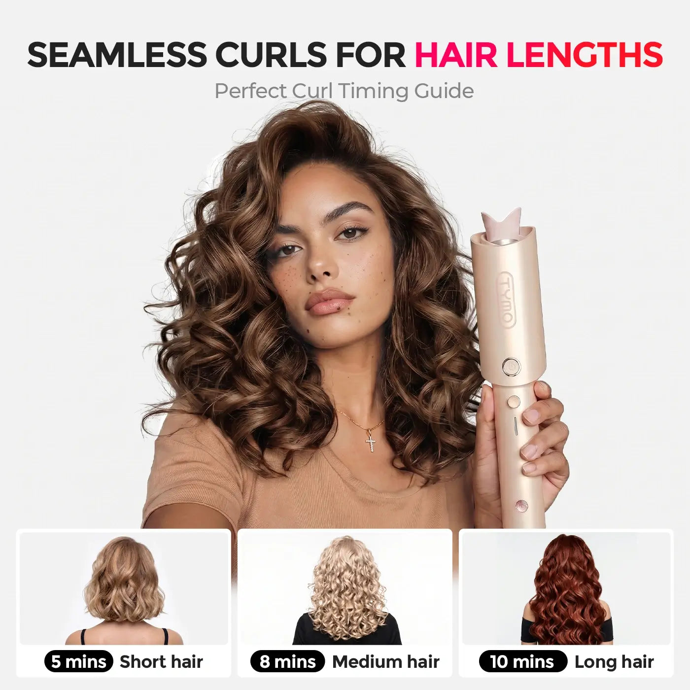 Effortless Curls in Minutes with the TYMO CURLPRO Automatic Curling Iron