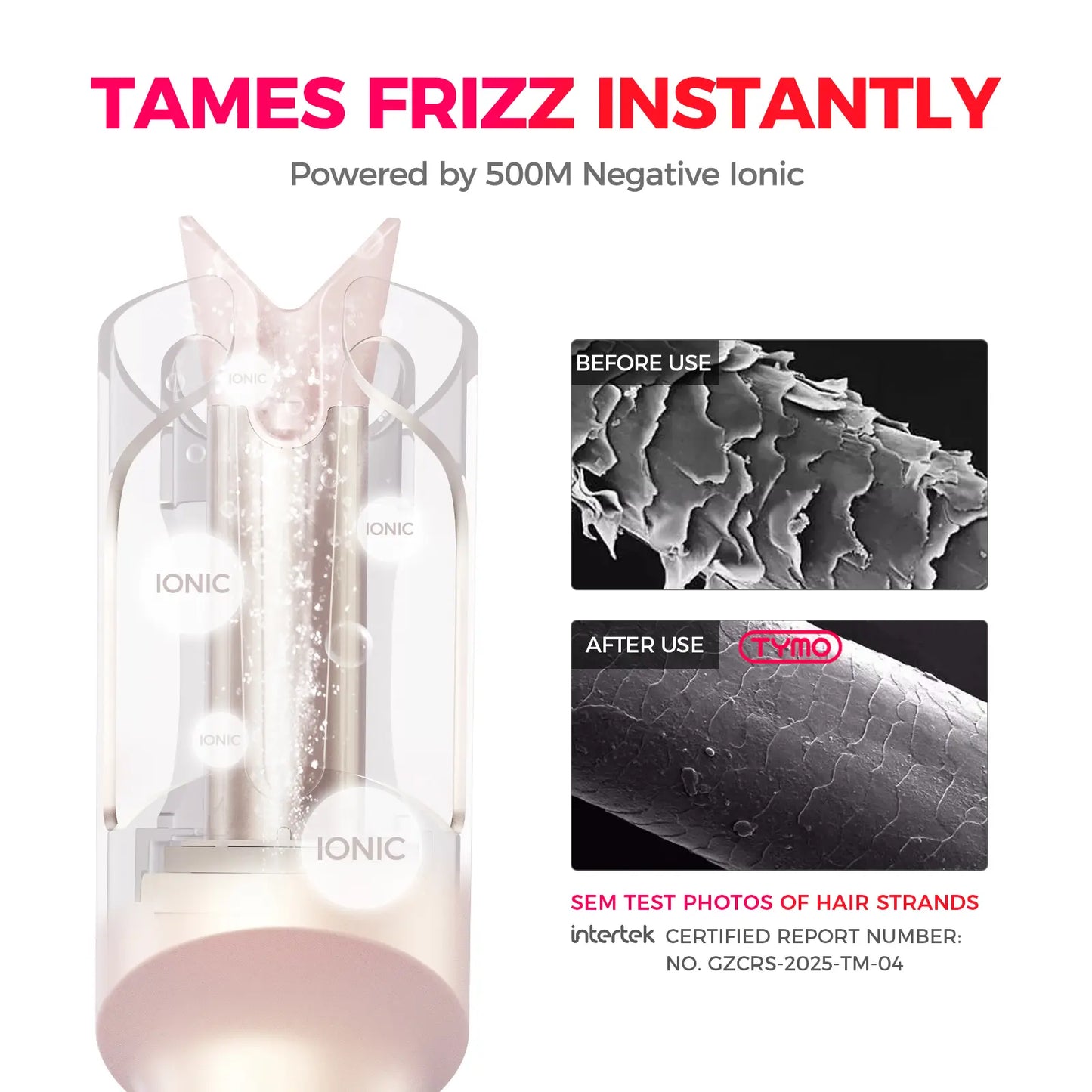 Transform Your Hair with the TYMO CURLPRO - The Ultimate Automatic Curling Iron for Effortless Curls and Waves