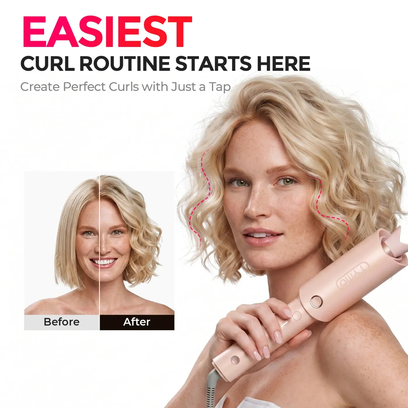 Effortless Curls in Minutes with the TYMO CURLPRO Automatic Curling Iron