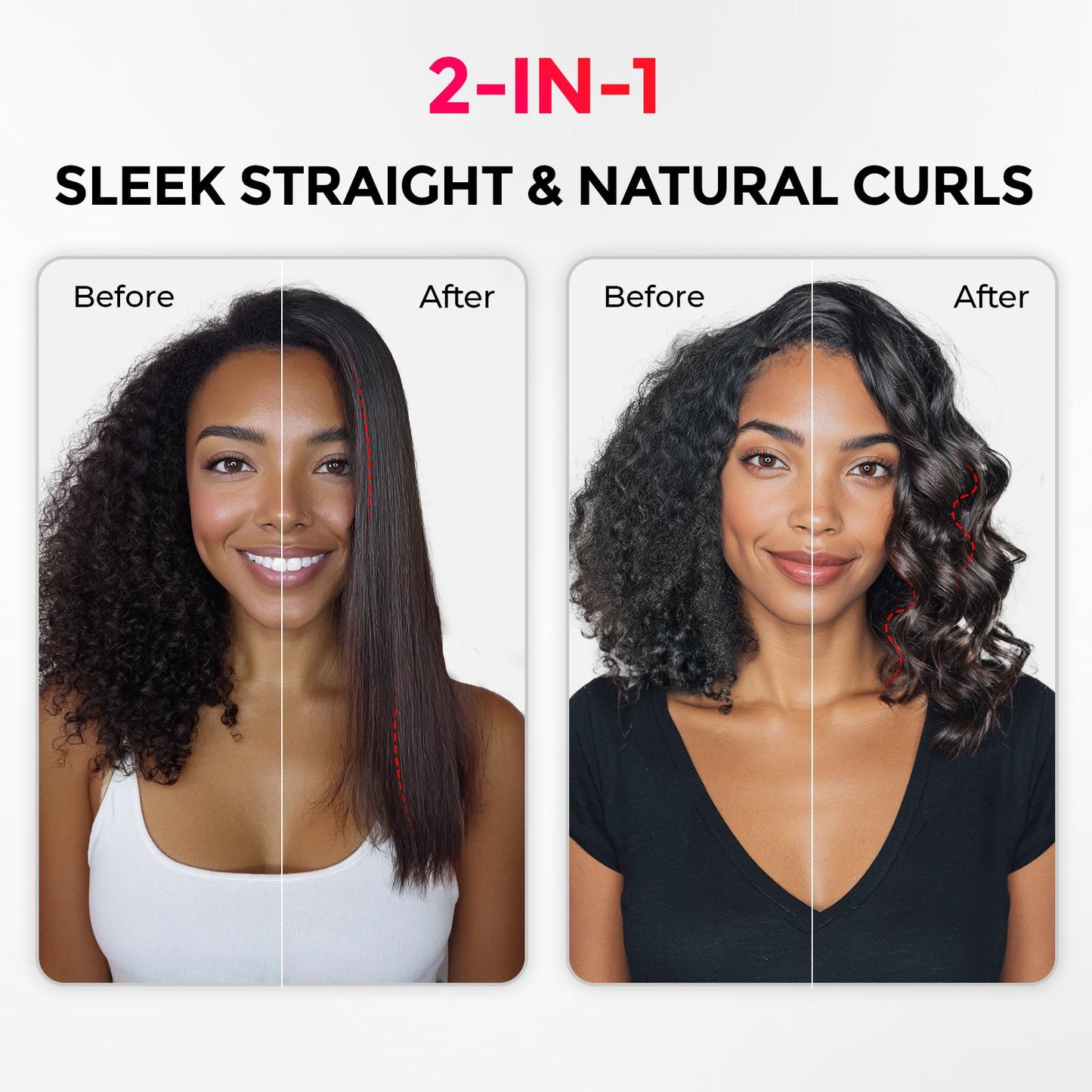 Transform Your Hair with the TYMO AIRFLOW 2-in-1 Curler and Straightener