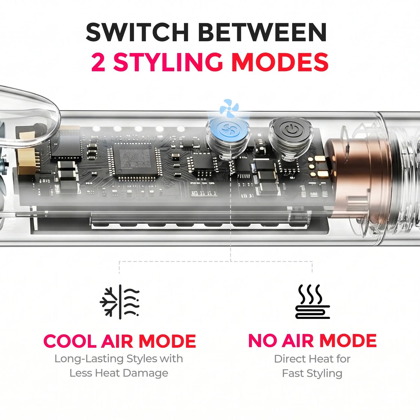 Transform Your Hair with the TYMO AIRFLOW 2-in-1 Curler and Straightener