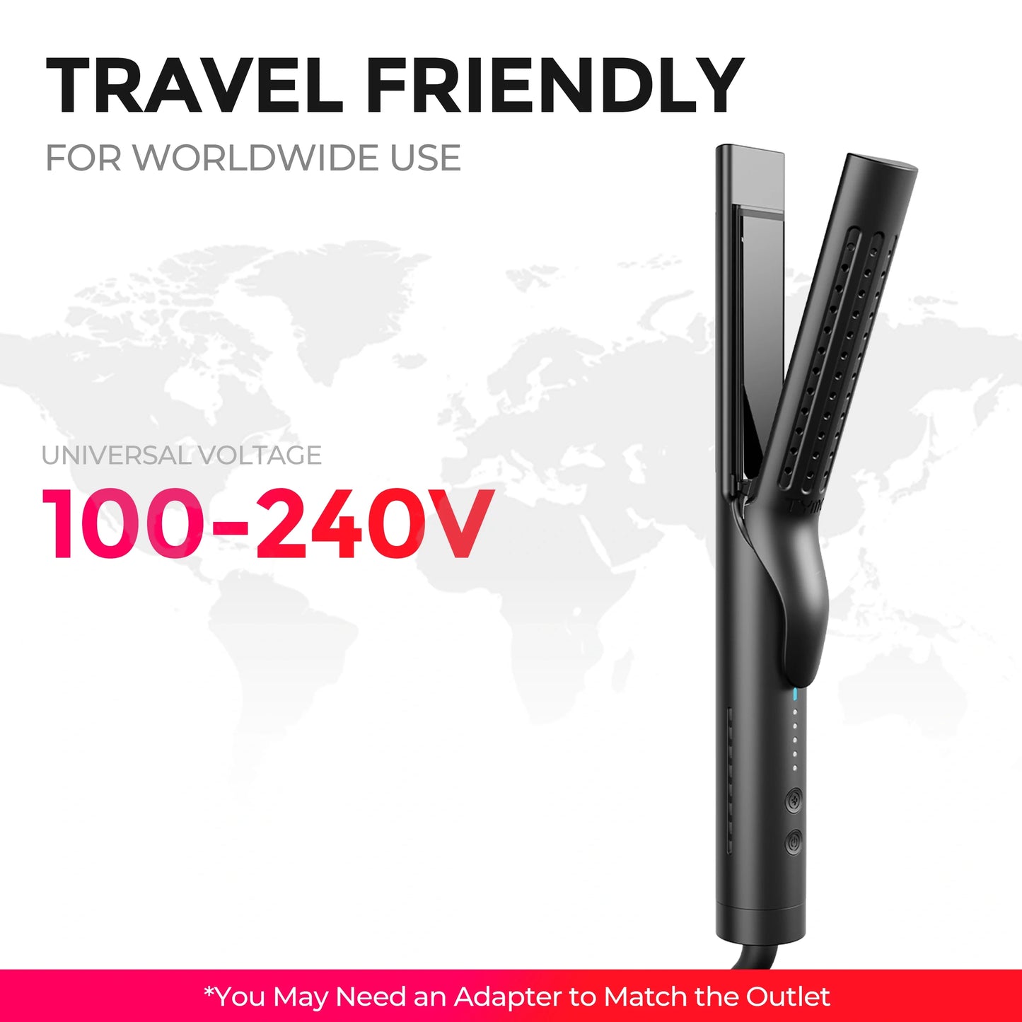 Transform Your Hair with the TYMO AIRFLOW 2-in-1 Curler and Straightener