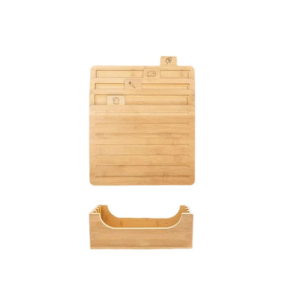 Elevate Your Culinary Experience with Our 4-Piece Bamboo Cutting Board Set – Perfect for Meat, Fruits, Vegetables & Cheese!