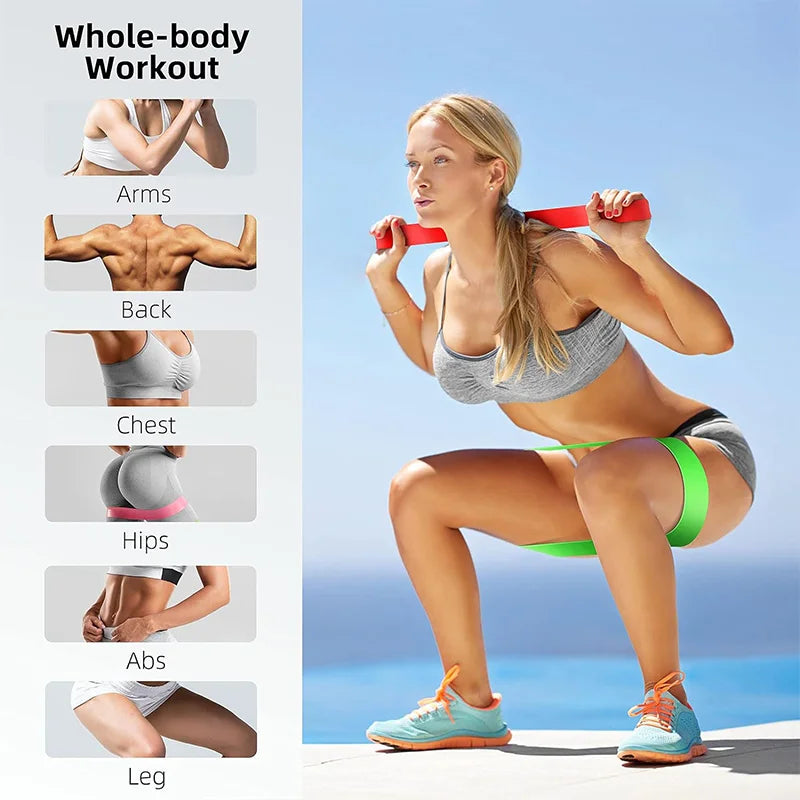 Elevate Your Workout with Our Versatile Resistance Bands - Perfect for Yoga, Fitness, and Dance!