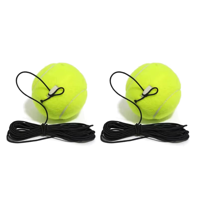 Elevate Your Game with the Heavy Duty Tennis Training Aids Base - Elastic Rope Ball Rebound Trainer for Solo Practice