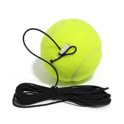 Elevate Your Game with the Heavy Duty Tennis Training Aids Base - Elastic Rope Ball Rebound Trainer for Solo Practice