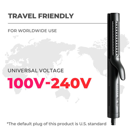 Transform Your Hair with the TYMO AIRFLOW 2-In-1 Hair Straightener & Curler - The Ultimate Heat-Free Styling Tool with 360° Cooling Air Technology!